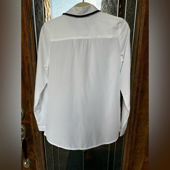 U.S. Polo Assn. White and Black Shirt Jacket - Picture 5 of 7